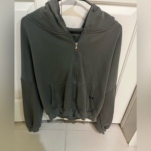 Popflex Zip Cloud Hoodie | Smoke Color